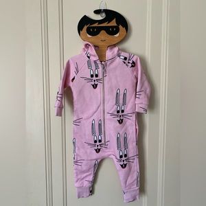Hugo Loves Tiki bunny zippy romper